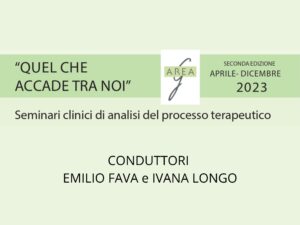 Seminario clinico di analisi del processo terapeutico - 2023